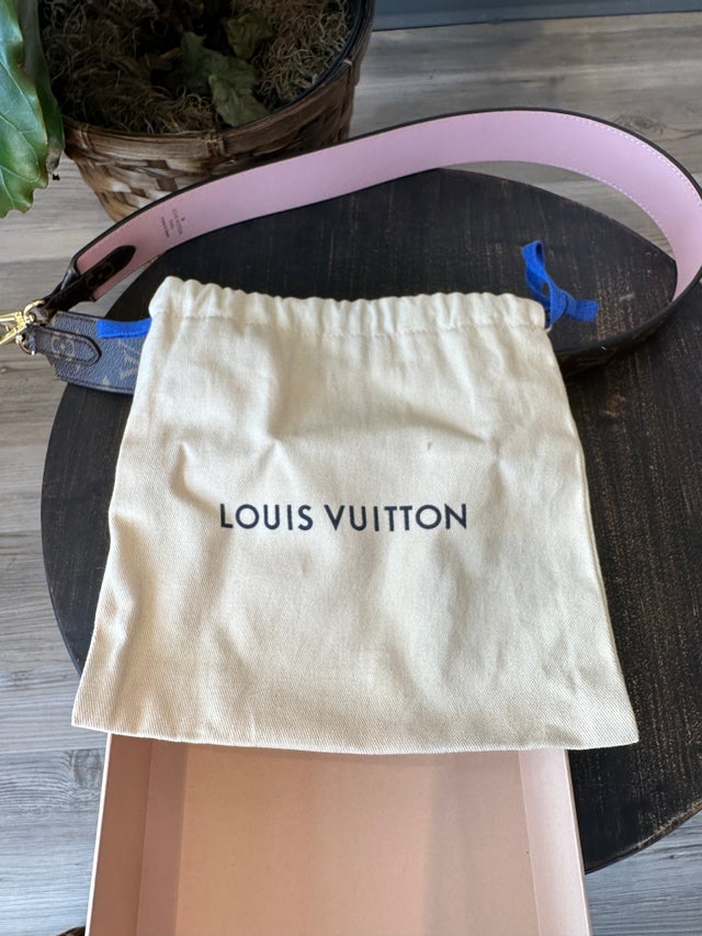 Louis Vuitton Logo Shoulder Strap Jacquard Wide